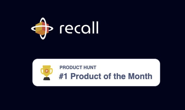 getrecall 월간 1등