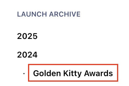 프로덕트 헌트(Product Hunt) 어워즈